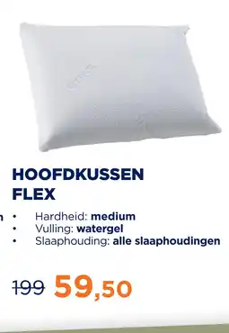 TotaalBED Hoofdkussen Flex | watergel aanbieding