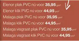 Roobol Elenor plak PVC nu voor 35,95 pm2 aanbieding