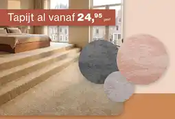 Roobol Tapijt al vanaf 24,95 pm2 aanbieding