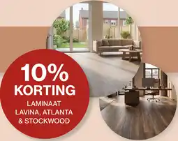 Roobol 10% KORTING LAMINAAT LAVINA, ATLANTA & STOCKWOOD aanbieding