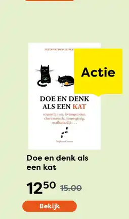 The Read Shop Doe en denk als een kat aanbieding