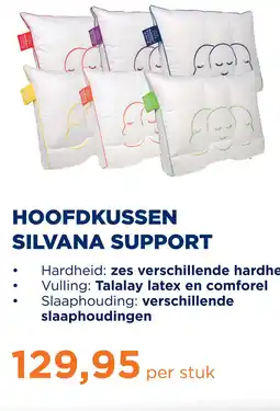 TotaalBED Hoofdkussen Silvana Support Cristal aanbieding