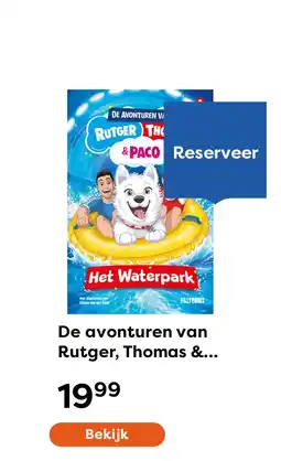 The Read Shop De avonturen van Rutger, Thomas & Paco 6 - Het Waterpark aanbieding