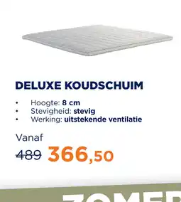 TotaalBED Topmatras Deluxe | koudschuim aanbieding