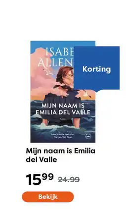 The Read Shop Mijn naam is Emilia del Valle aanbieding