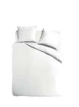 TotaalBED Dekbedovertrek Noa Wit | 140 x 200/220 cm aanbieding