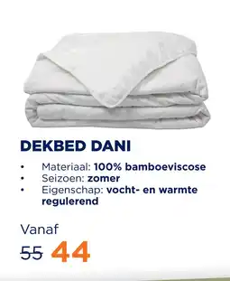 TotaalBED Dekbed Dani 100% bamboe | zomer aanbieding