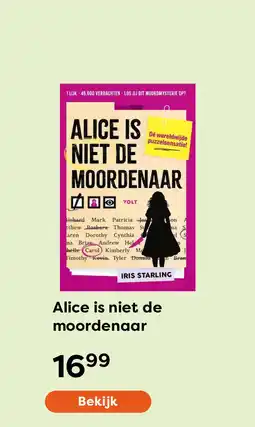The Read Shop Alice is niet de moordenaar aanbieding