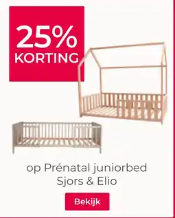 Prenatal op Prénatal juniorbed Sjors & Elio aanbieding