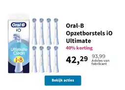 Plein.nl Oral-B Opzetborstels iO Ultimate aanbieding