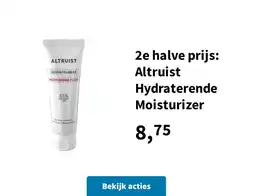 Plein.nl 2e halve prijs: Altruist Hydraterende Moisturizer aanbieding