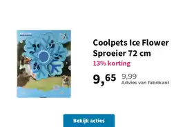 Plein.nl Coolpets Ice Flower Sproeier 72 cm aanbieding