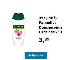 Plein.nl 3+3 gratis: Palmolive Douchecrème Orchidee 250 aanbieding
