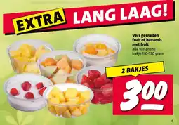Nettorama Vers gesneden fruit of bavarois met fruit aanbieding