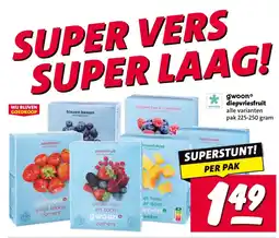 Nettorama gwoonº diepvriesfruit aanbieding
