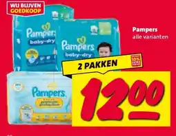 Nettorama Pampers alle varianten aanbieding