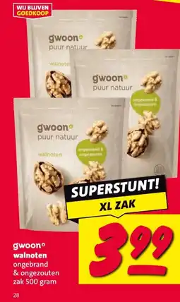 Nettorama gwoonº walnoten ongebrand aanbieding