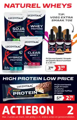 Lucovitaal NATUREL WHEYS aanbieding