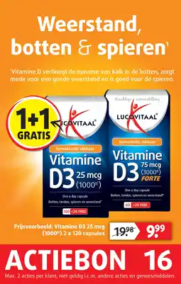 Lucovitaal Vitamine D3 aanbieding