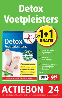 Lucovitaal Detox Voetpleisters aanbieding