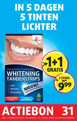 Lucovitaal WHITENING TANDENSTRIPS aanbieding