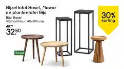 Leen Bakker Bekijk bijzettafel Basel, Mawar en plantentafel Gijs aanbieding
