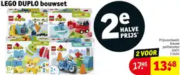 Kruidvat Lego duplo bouwset aanbieding