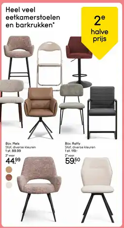 Leen Bakker Bekijk heel veel eetkamerstoelen barkrukken aanbieding