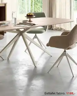 INHOUSE Eettafel Tabiro aanbieding