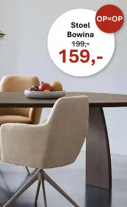 INHOUSE Stoel Bowina aanbieding