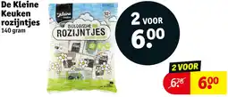 Kruidvat De kleine keuken rozijntjes aanbieding