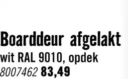 Hornbach Binnendeur opdek UV wit afgelakt RAL9010 links 83x201,5 cm aanbieding