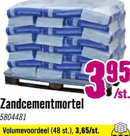 Hornbach Zandcementmortel 25 kg aanbieding