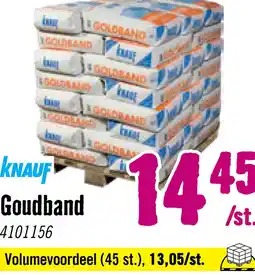 Hornbach KNAUF Handpleister Goldband E 25 kg aanbieding