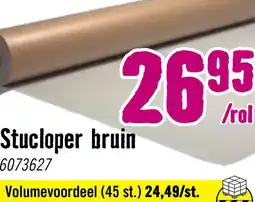 Hornbach Stucloper wit/bruin ca. 1,3x38,5 m aanbieding