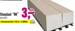 Hornbach Siniat Stucplaat ronde kant direct stucbaar 2000 x 400 x 9,5 mm aanbieding