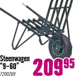 Hornbach ALTRADFORT Steenwagen 9-60 gemonteerd aanbieding
