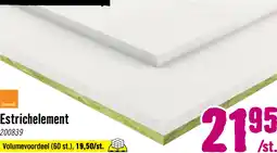 Hornbach FERMACELL Vloerelement 2E32 1500x500x30 mm aanbieding