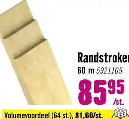 Hornbach FERMACELL Randstroken 1000 x 30 x 10 mm pak 60 stuks aanbieding