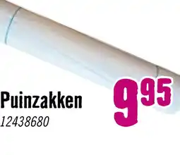 Hornbach PUINZAKKEN geweven polypropyleen 80 x 50 cm aanbieding