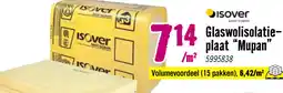 Hornbach ISOVER Mupan glaswol isolatieplaat Rd 2,25 800x1200x80 mm aanbieding