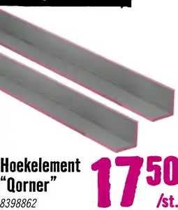 Hornbach QBOARD QORNER Hoekelement 1200x150x150 mm, dikte 20 mm aanbieding