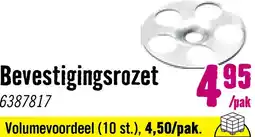 Hornbach QBOARD Bouwplaat bevestigingsrozet verzinkt, diameter 36 mm aanbieding