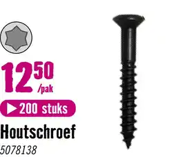 Hornbach DRESSELHAUS Houtschroef 4,0x40 mm Torx T20 DIN 95 staal brons, 200 stuks aanbieding