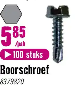 Hornbach DRESSELHAUS Boorschroef zeskant sleuf 4,2x13 mm DIN 7504 galv. verzinkt, 100 stuks aanbieding