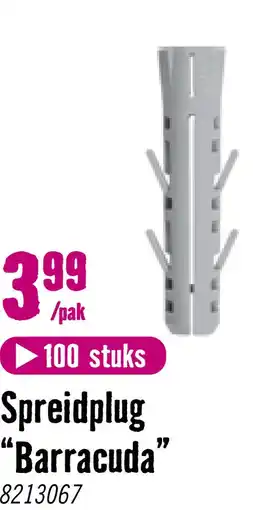 Hornbach TOX Spreidplug Barracuda SD 6/30, 100 stuks aanbieding