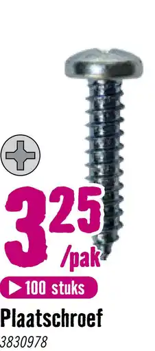 Hornbach DRESSELHAUS Plaatschroef 2,9x9,5 mm Phillips PH1 DIN 7981 galv. verzinkt, 100 stuks aanbieding