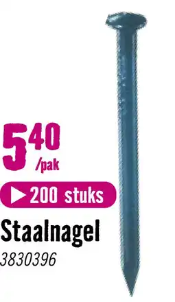 Hornbach DRESSELHAUS Staalnagel 2x40 mm geblauwd, 200 stuks aanbieding