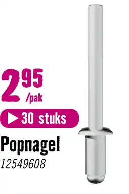 Hornbach NOVUS Popnagel A 4x8 mm aluminium, 30 stuks aanbieding