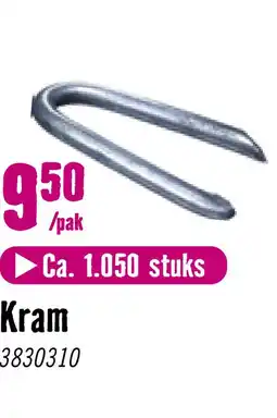 Hornbach DRESSELHAUS Kram 2x20 mm galv. verzinkt, 1 kg aanbieding